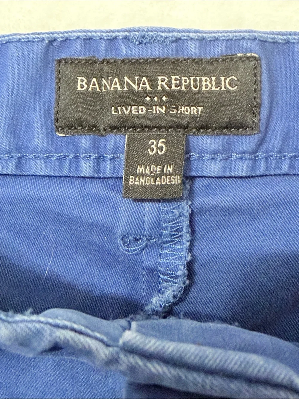 Banana Republic Lived-In Chino Shorts Blue Size 35